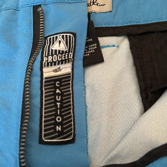 Travis Mathew Side Walk Surfer Golf Shorts.  Carolina Blue.  Size 36. - Picture 4 of 7